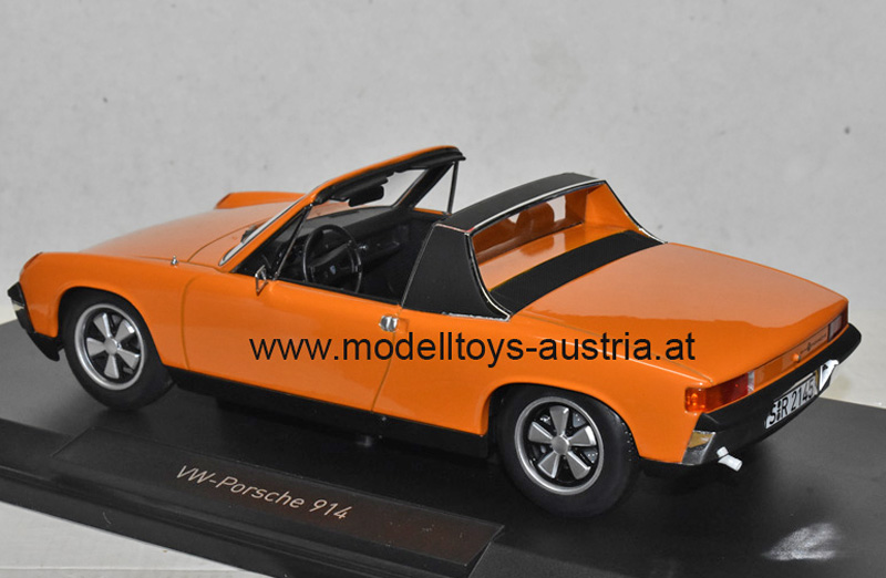 Porsche 914 1973 orange 1:18 VW Porsche 914 VOPO