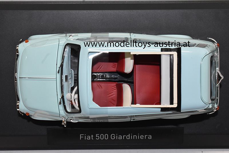 Fiat 500 GIARDINIERA Kombi 1964 Acquamarina blau 1:18 Steyr Puch 700
