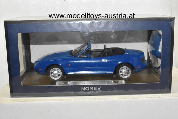 Mazda MX-5 MX 5 NA Cabrio 1989 blue 1:18
