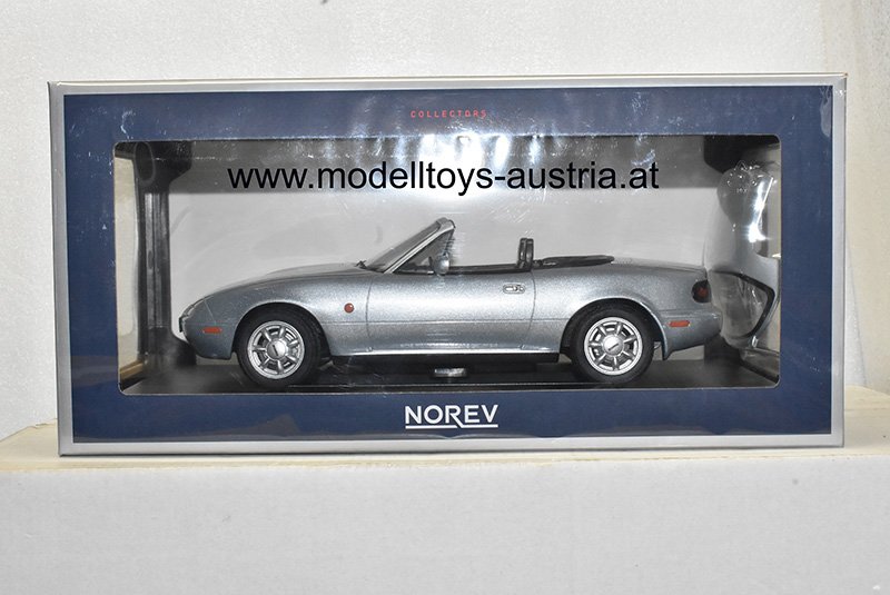 Mazda MX-5 MX 5 NA Cabrio 1991 silber 1:18