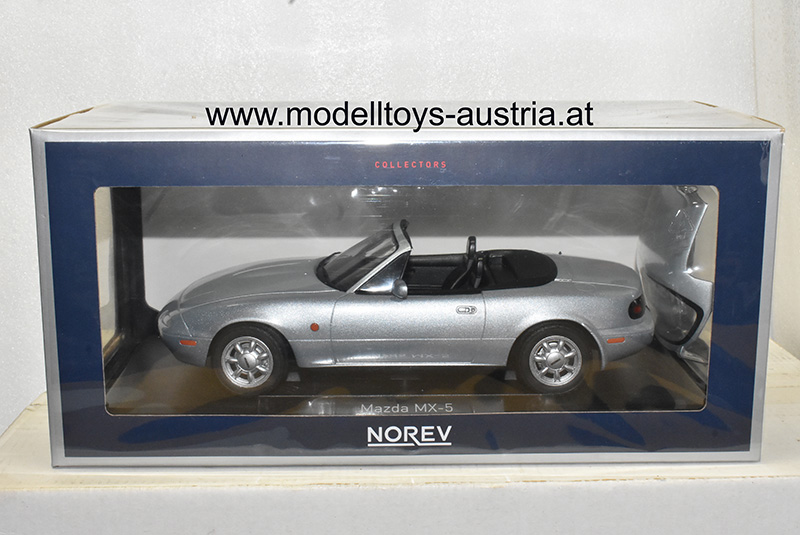 Mazda MX-5 MX 5 NA Cabrio 1991 silber 1:18