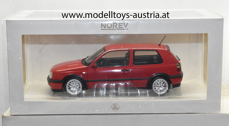 VW Golf III Golf 3 Limousine GTI 1996 rot metallik 1:18