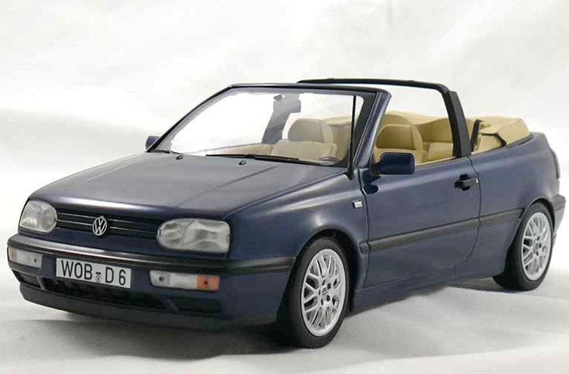 VW Golf III Cabrio 1995 dunkelblau 1:18