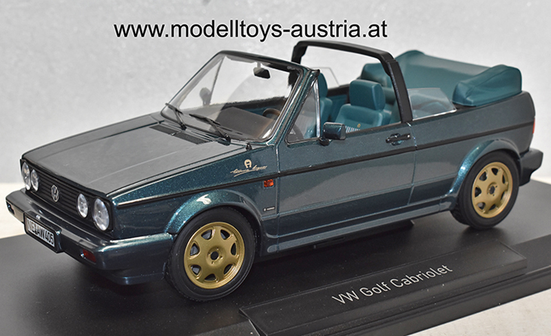 VW Golf I Golf 1 Cabrio 1990 Classic Line ETIENNE AIGNIER grün metallik 1:18