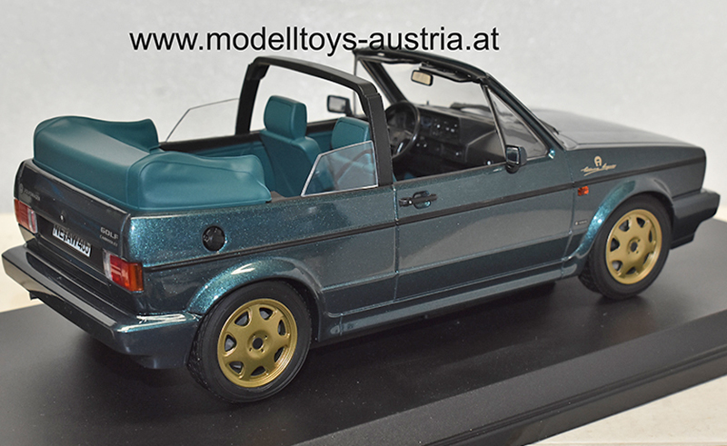 VW Golf I Golf 1 Cabrio 1990 Classic Line ETIENNE AIGNIER grün metallik 1:18