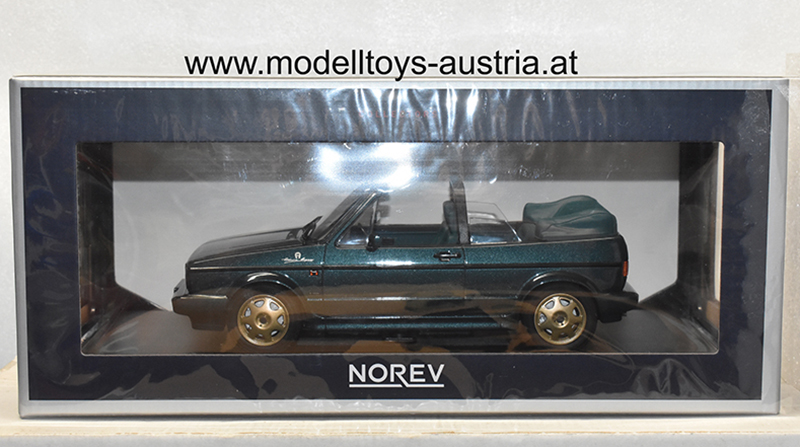 VW Golf I Golf 1 Cabrio 1990 Classic Line ETIENNE AIGNIER grün metallik 1:18