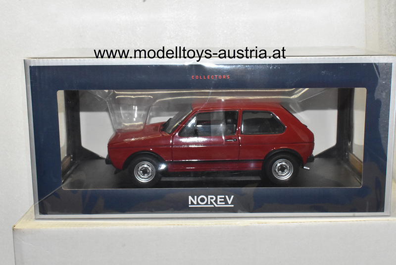 VW Golf I Golf 1 Limousine GTI 1976 rot 1:18 Norev