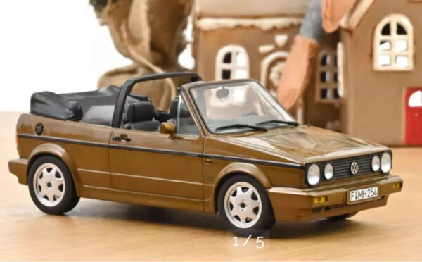 VW Golf I Golf 1 Cabrio 1992 braun metallik 1:18