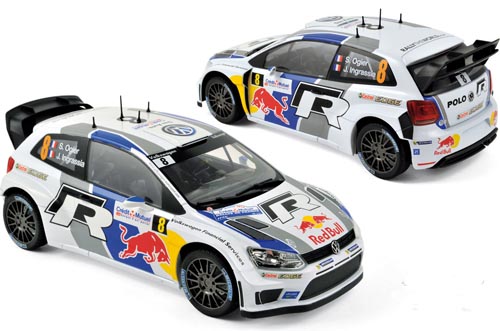 VW Polo R WRC 2013 Sieger Rally Frankreich OGIER / INGRASSIA 1:18