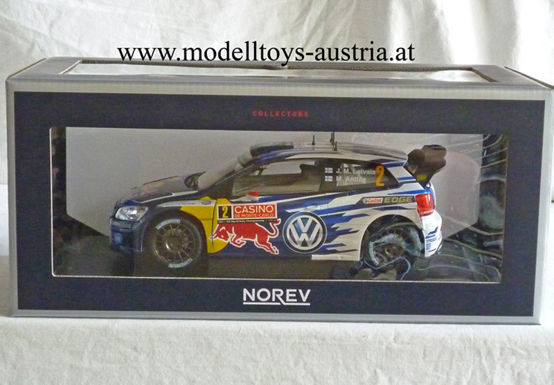 VW Polo R WRC 2015 Rally Monte Carlo LATVALA / ANTTILA 1:18