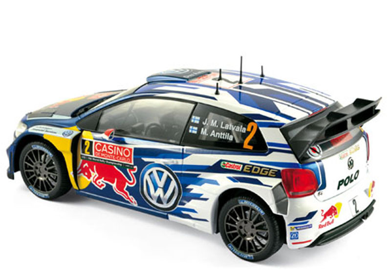 VW Polo R WRC 2015 Rally Monte Carlo LATVALA / ANTTILA 1:18