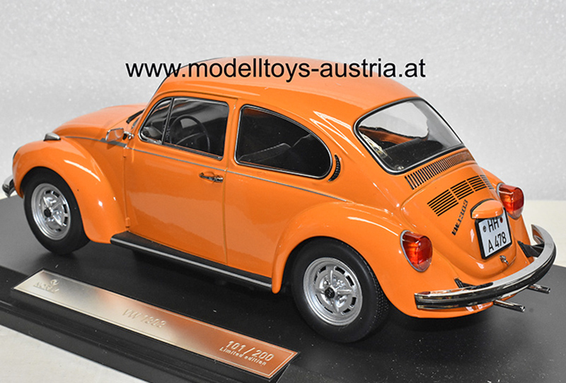 VW Käfer 1303 Limousine 1973 orange 1:18