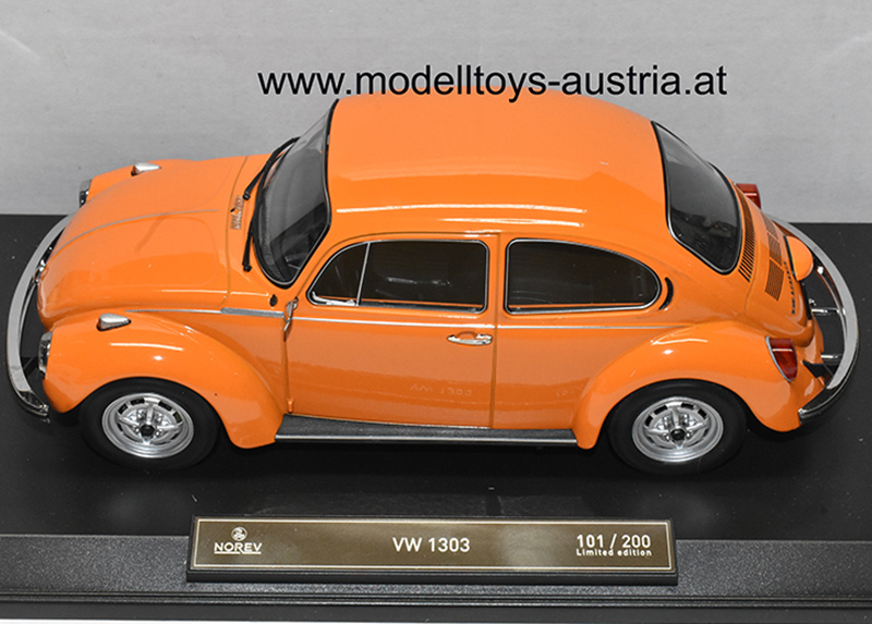 VW Käfer 1303 Limousine 1973 orange 1:18