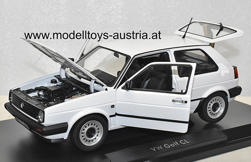 VW Golf II Golf 2 Limousine CL 2 türig 1988 weiss 1:18