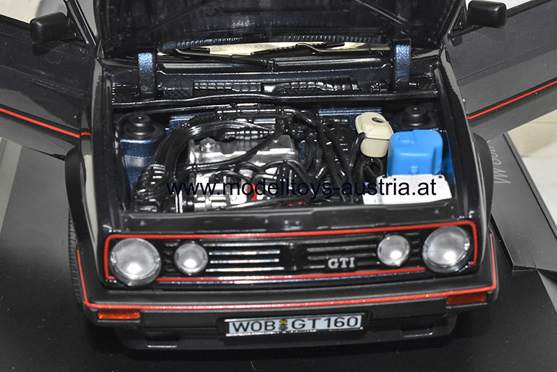 VW Golf II Golf 2 Limousine GTI 1988 Helios blau metallik 1:18