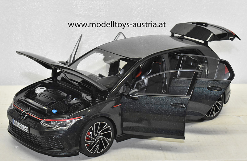 VW Golf VIII Golf 8 Limousine GTI 2021 schwarz metallik 1:18