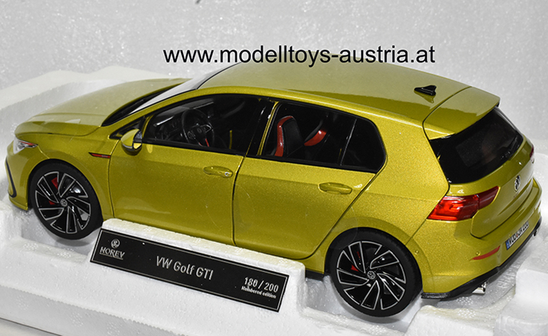 VW Golf VIII Golf 8 Limousine GTI 2021 gelb metallik 1:18