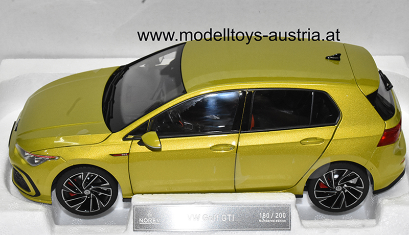 VW Golf VIII Golf 8 Limousine GTI 2021 gelb metallik 1:18