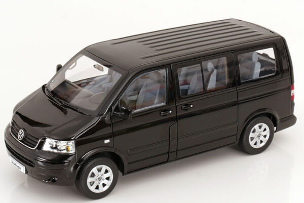 VW T5 Bus MULTIVAN 2003 schwarz 1:18