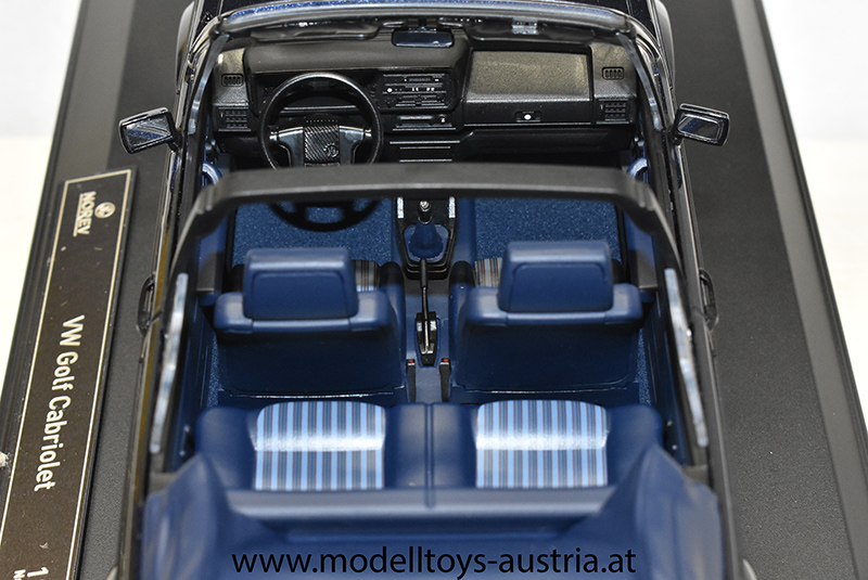 VW Golf I Golf 1 Cabrio Etienne Aigner 1990 mitternacht blau metallik 1:18