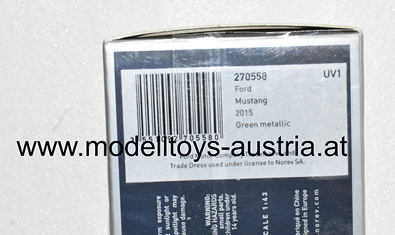 Ford Mustang Coupe 2015 grün 1:43