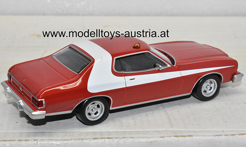 Ford Gran Torino 1975 Starsky & Hutch rot / weiss 1:43