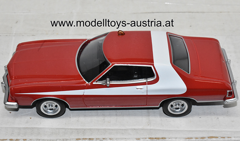 Ford Gran Torino 1975 Starsky & Hutch rot / weiss 1:43