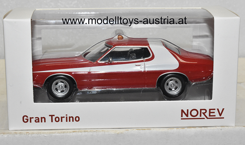 Ford Gran Torino 1975 Starsky & Hutch rot / weiss 1:43