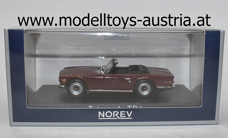 Triumph TR6 Cabrio 1970 dunkelrot 1:43