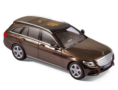 Mercedes Benz W205 Kombi Break T Model C Klasse 2014 braun metallik 1:43