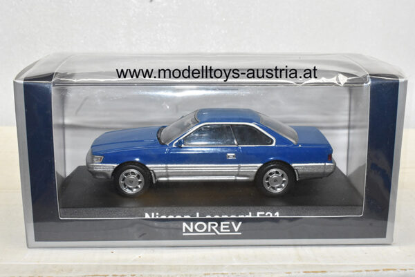 Nissan Leopard F31 1986 blau metallik / silber 1:43