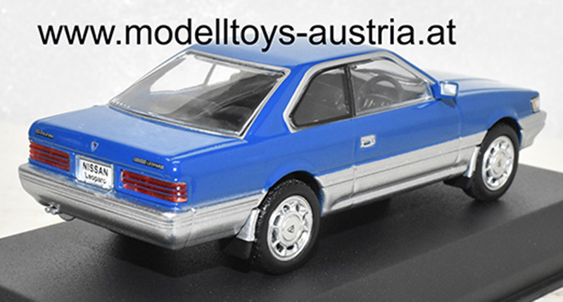 Nissan Leopard F31 Coupe 1986 blau 1:43