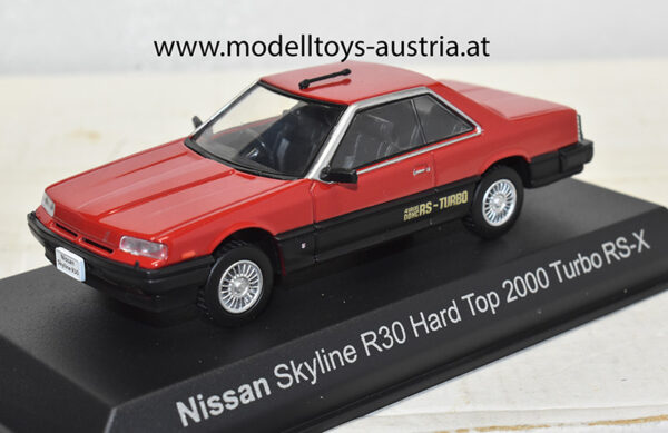 Nissan Skyline R30 Hard Top 2000 Turbo RS-X 1983 rot / schwarz 1:43