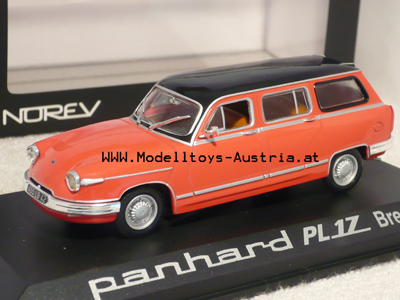 Panhard PL 17 Kombi 1964 rot 1:43