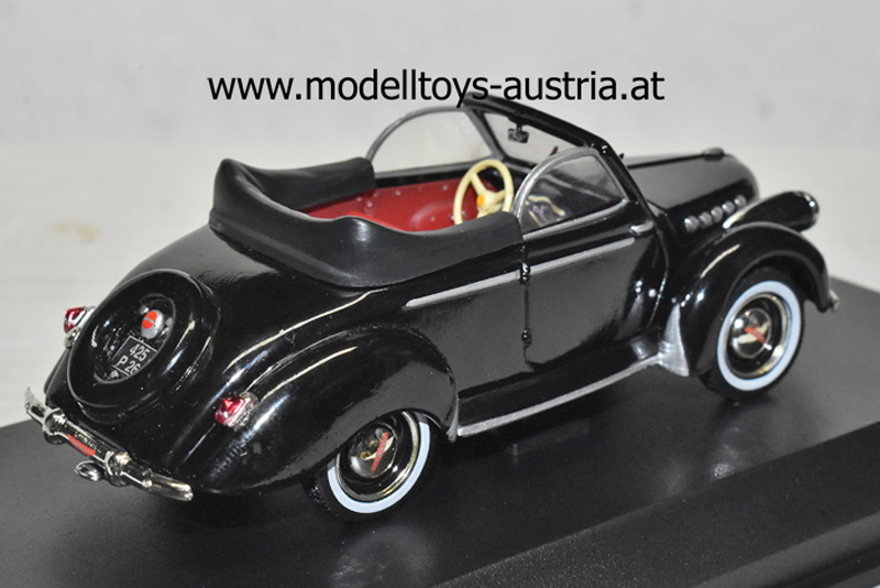 Panhard Dyna X 1951 Cabrio schwarz 1:43