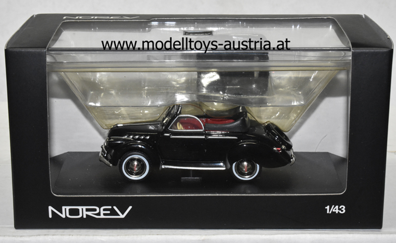 Panhard Dyna X 1951 Cabrio schwarz 1:43