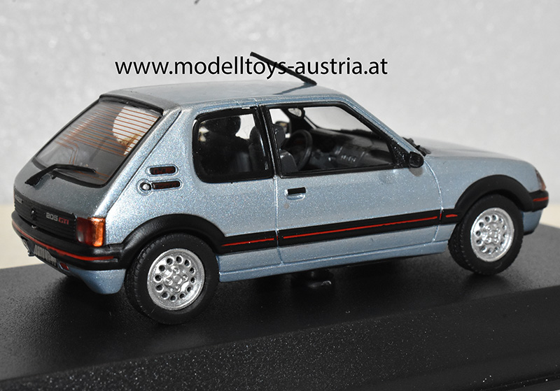 Peugeot 205 GTi 1988 blau 1:43