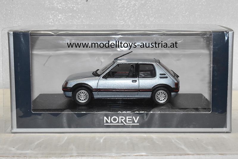 Peugeot 205 GTi 1988 blau 1:43