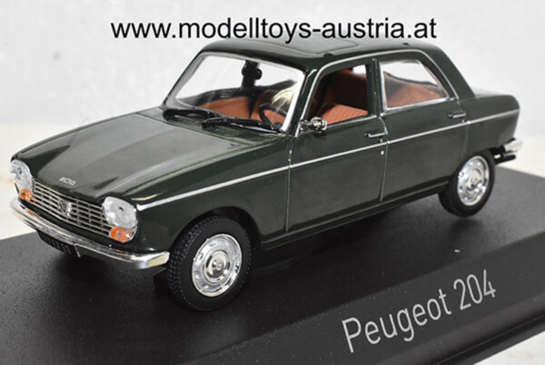 Peugeot 204 Limousine 1966 grün 1:43