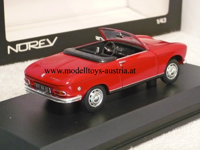 Peugeot 204 Cabrio 1967 rot 1:43