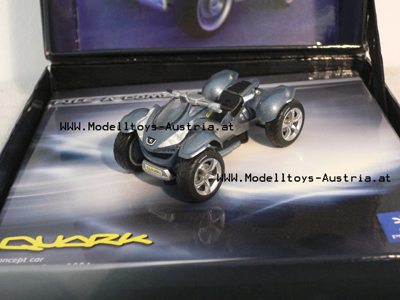 Peugeot Quark Concept Car 2004 silber metallik 1:43 in Geschenkb