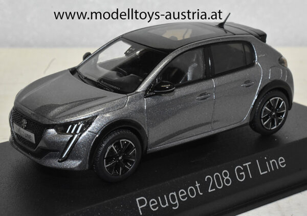Peugeot 208 GT Line Limousine 2019 grau 1:18