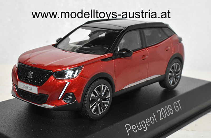 Peugeot 2008 GT 2020 rot metallik 1:43