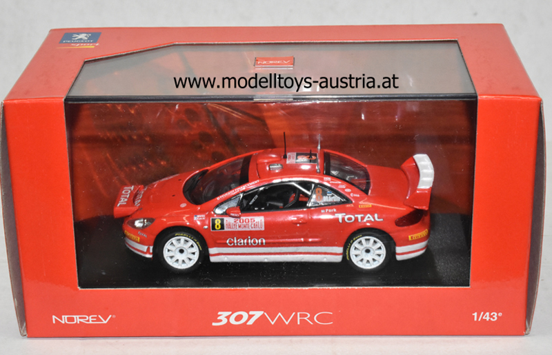 Peugeot 307 WRC 2005 Rally Monte Carlo MÄRTIN / PARK 1:43