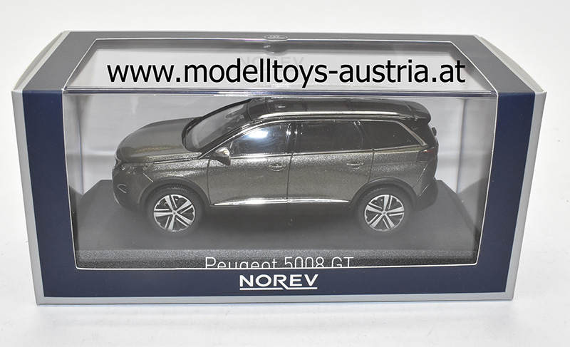 Peugeot 5008 GT SUV 2016 amazonite grau 1:43