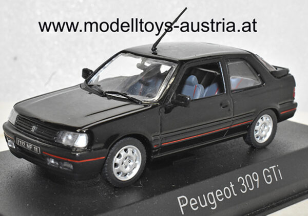 Peugeot 309 GTi 1987 schwarz 1:43