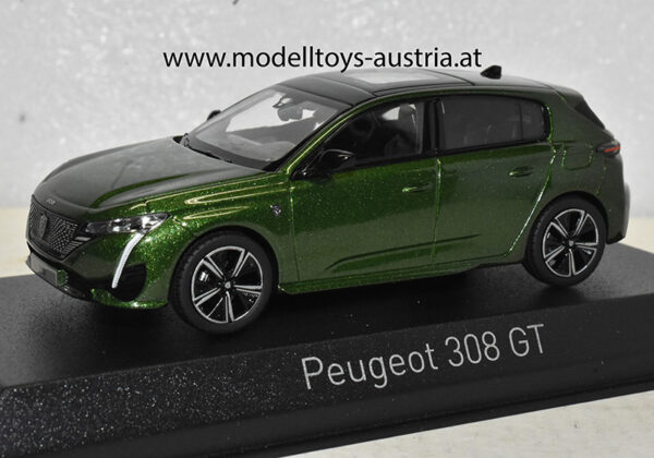 Peugeot 308 GT 2021 grün 1:43