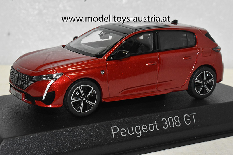 Peugeot 308 GT 2021 rot 1:43