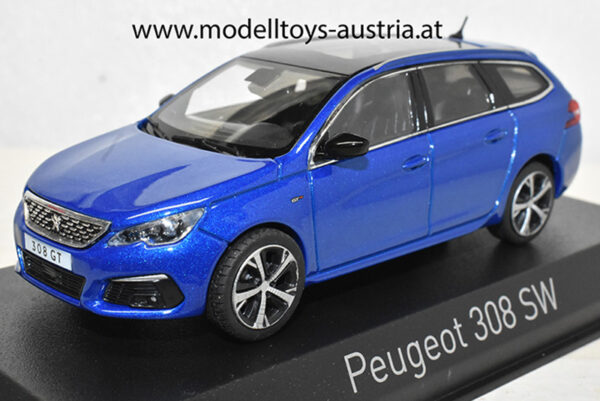 Peugeot 308 SW GT 2020 blau 1:43