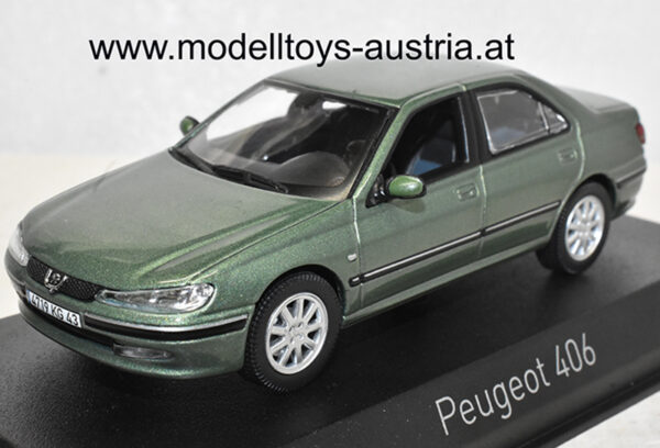 Peugeot 406 Limousine 2002 grün 1:43